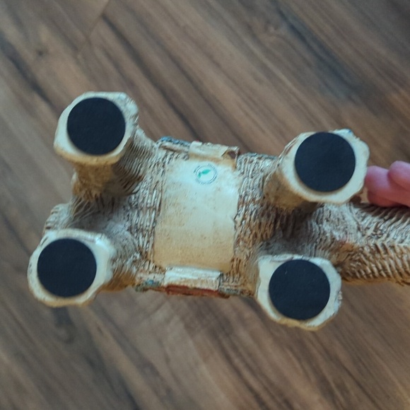 Decorative elephant. Home decor elephant with felt padded feet. - Picture 3 of 6